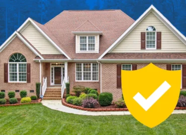 Suburban home protected from spring pests with professional pest control services